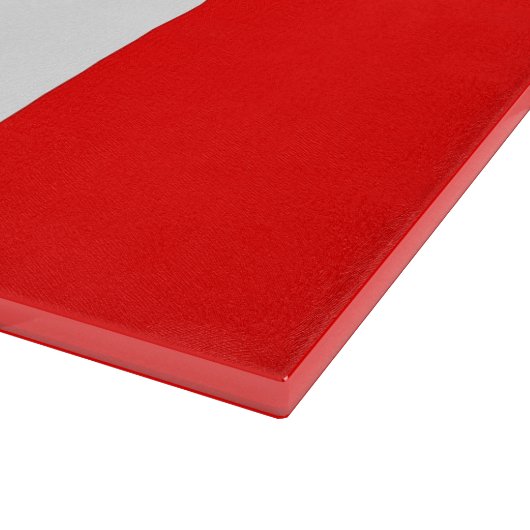 Glasspanplatte mit Flagge Kanadas Schneidebrett (Ecke)