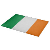 Glasspanplatte mit irischer Flagge Schneidebrett (Ecke)