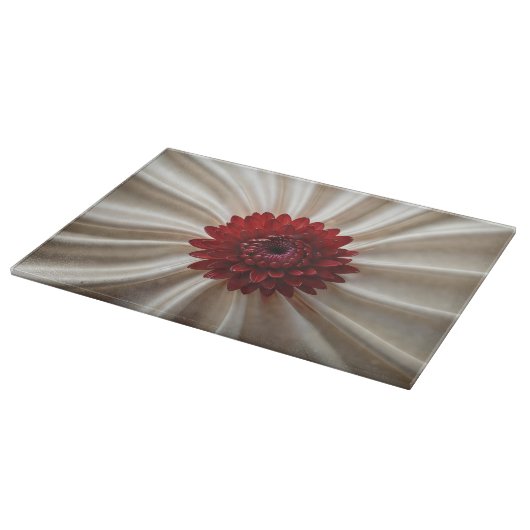 Glasspanplatte mit japanischen Farben Schneidebrett (Ecke)