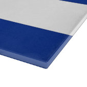 Glasspanplatte mit kubanischer Flagge Schneidebrett (Ecke)