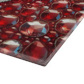 Glasspanplatte mit türkischen Farben Schneidebrett (Ecke)