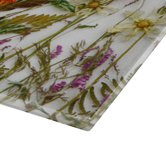 Glasspanplatte Schneidebrett (Ecke)