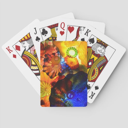 Glasspielkarten Spielkarten (Rückseite)