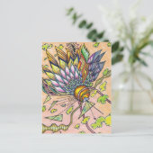 Glasssatellit Postkarte (Stehend Vorderseite)