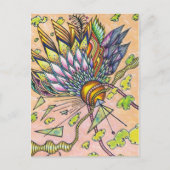 Glasssatellit Postkarte (Vorderseite)