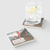 GLASSTEINEN-UNTERSETZER AUSSEHEN STEINUNTERSETZER (Seitenansicht)