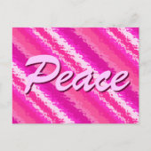 Glasstreifen - Schattierungen in tiefrosa Postkarte (Vorderseite)