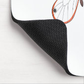 Glasswing-Schmetterling-Cartoon Mousepad (Ecke)
