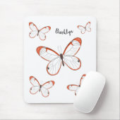 Glasswing-Schmetterling-Cartoon Mousepad (Mit Mouse)