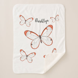 Glasswing-Schmetterling-Cartoon Sherpadecke
