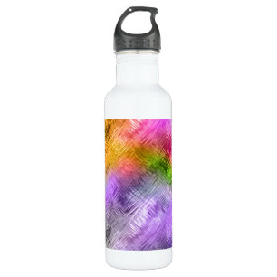 Glassy Ametrine Lila Textur Edelstahlflasche