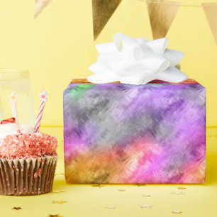 Glassy Ametrine Lila Textur Geschenkpapier