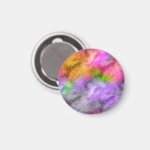 Glassy Ametrine Lila Textur Magnet (Vorderseite/Rückseite)