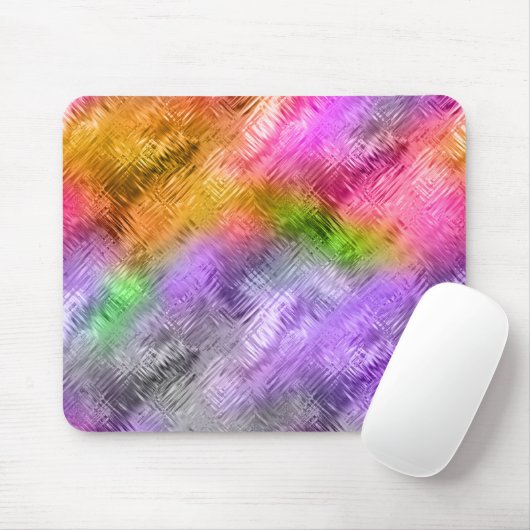 Glassy Ametrine Lila Textur Mousepad (Mit Mouse)