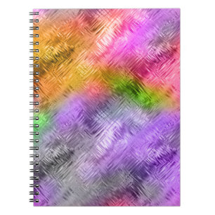 Glassy Ametrine Lila Textur Notizblock