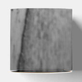 Glassy Sand Grayscale Wedding Geschenkschachtel (Oben)
