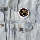 Glast Auftrag-Flecken Button (Beispiel)