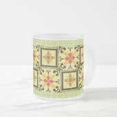 GlasTasse - Grün 04 Mattglastasse (VorderseiteRechts)