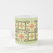 GlasTasse - Grün 04 Mattglastasse (Vorderseite Links)