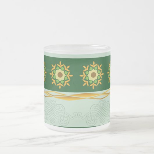 GlasTasse - Grün 05 Mattglastasse (Mittel)