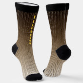 Glastasten Socken (Gewinkelt)