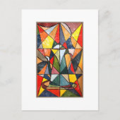 Glasteppiche Akrylkunstwerk Postkarte (Vorderseite)