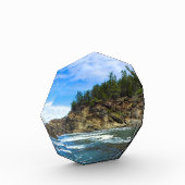 Glastheke an der Küste von Oregon Fotoblock (Links)