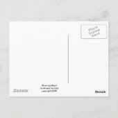 Glastige Herzpostkarte Postkarte (Rückseite)