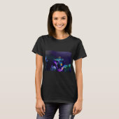 Glastiger Blumendesign-T - Shirt (Vorne ganz)