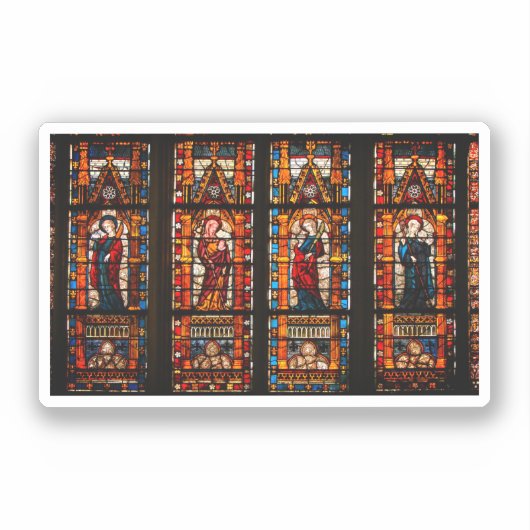 Glastinie, Troyes Cathedral Aufkleber (Vorderseite)