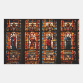 Glastinie, Troyes Cathedral Rechteckiger Aufkleber (Vorderseite)