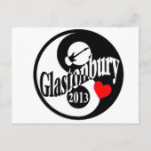 Glastonbury 2013 postkarte (Vorderseite)