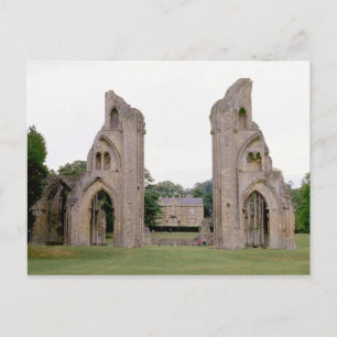 Glastonbury Abbey (1970er Jahre) Postkarte