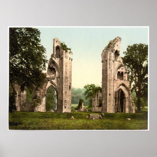Glastonbury Abbey Poster (Vorne)