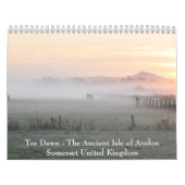 Glastonbury Felsen - Somerset Kalender (Titelbild)