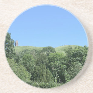 Glastonbury Felsen vom Chalice-Brunnen und den Getränkeuntersetzer
