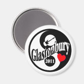 Glastonbury Magnet (Vorderseite/Rückseite)