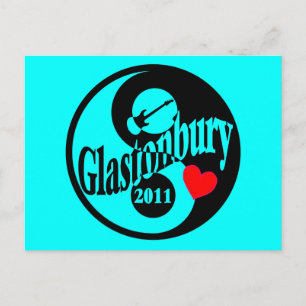 Glastonbury Postkarte