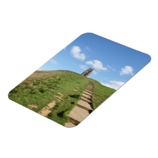 Glastonbury Tor Path Magnet (Linke Seite)