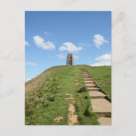 Glastonbury Tor Path Postcard Postkarte