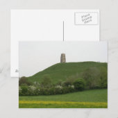 Glastonbury Tor Postkarte (Vorne/Hinten)