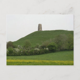 Glastonbury Tor Postkarte