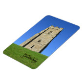 Glastonbury Tor Somerset England Foto Magnet (Linke Seite)