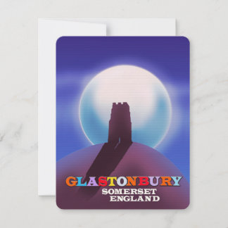 Glastonbury Tor Somerset Reiseplakat