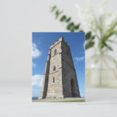 Glastonbury Tor Tower Postcard Postkarte (Stehend Vorderseite)