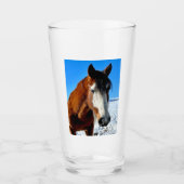 Glastumbler Glas (Vorderseite)