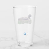 Glastumbler mit häufiger Haut Glas (Rückseite)