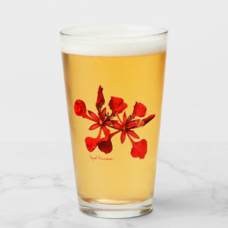 Glastumbler Royal Poinciana 16 Unzen Glas