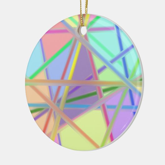 Glasüberziehe Keramik Ornament (Links)