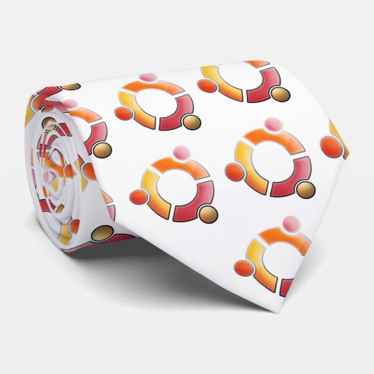 GlasUbuntu Krawatte (Gerollt)